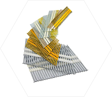 21 Degree Plastic Sheet Collated Framing Nails