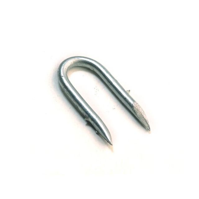 U Type Iron Nails with Barbed Shank